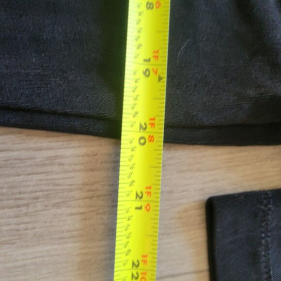 Chicos Travelers Black Tunic Dress With Turquoise Beaded Neckline Size 2 Large S - Picture 7 of 7